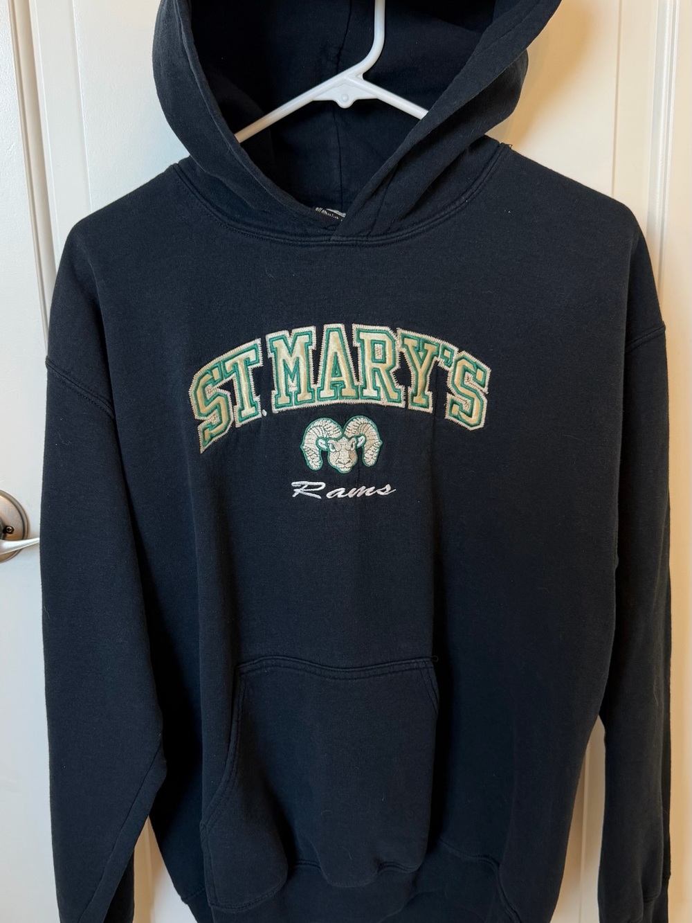 St. Mary’s Rams Green Graphic Pullover Hoodie - Size Medium